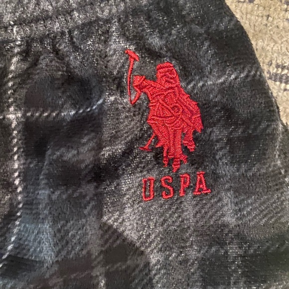 MENS SMALL POLO Pajama pants Black - Picture 2 of 3
